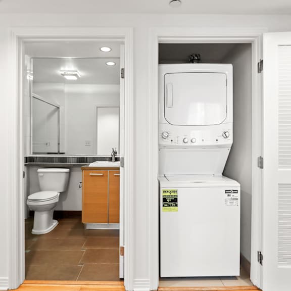 in-suite washer & dryer