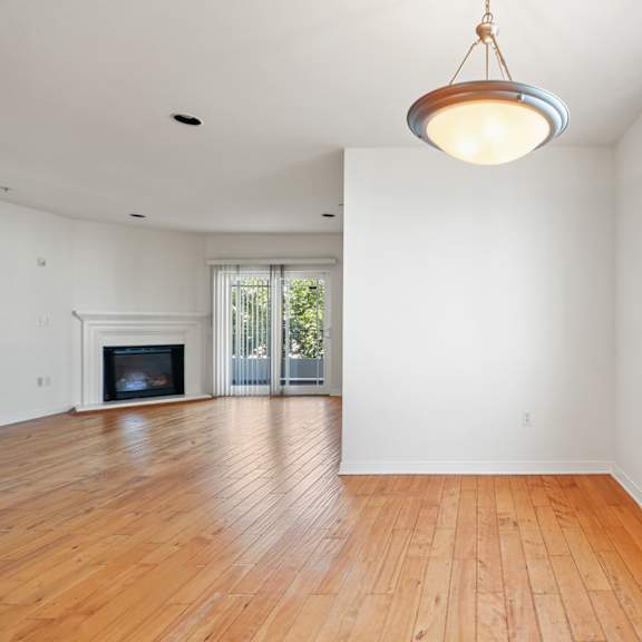 open-concept dining and living room areas