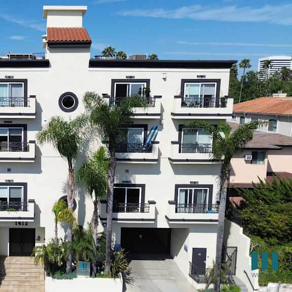 drone view of colby villas by wiseman