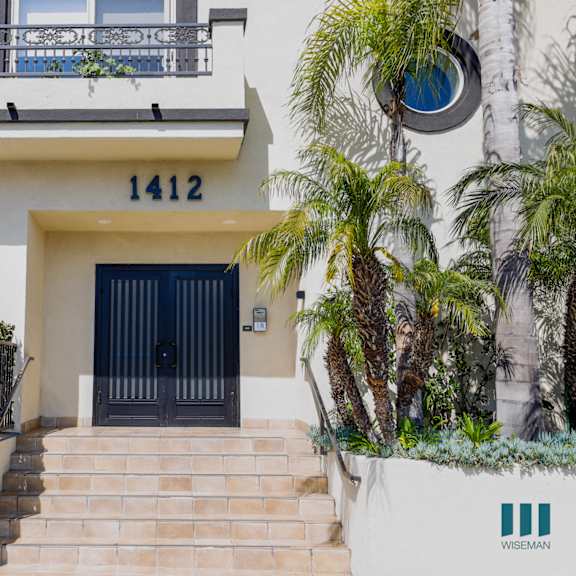 front entrance of colby villas by wiseman