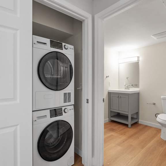 in-suite washer & dryer