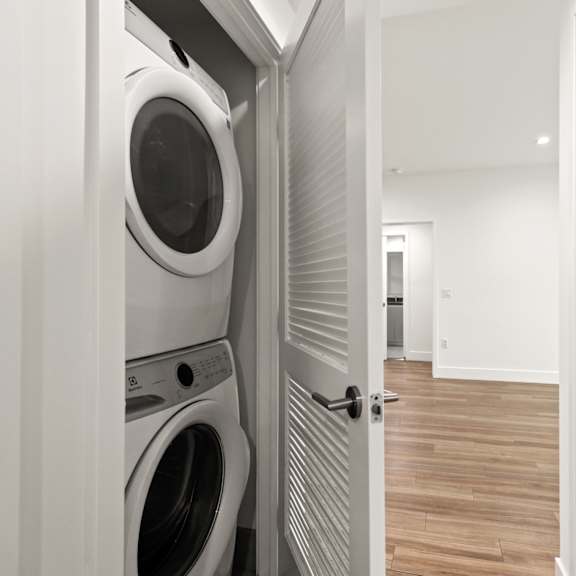 in-suite washer & dryer