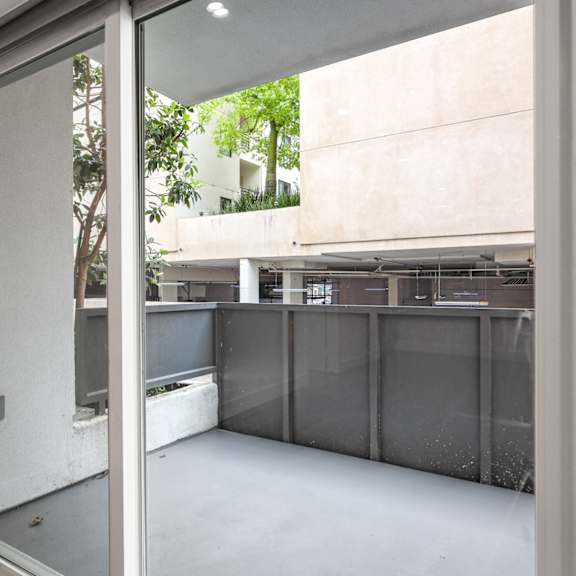 spacious patio