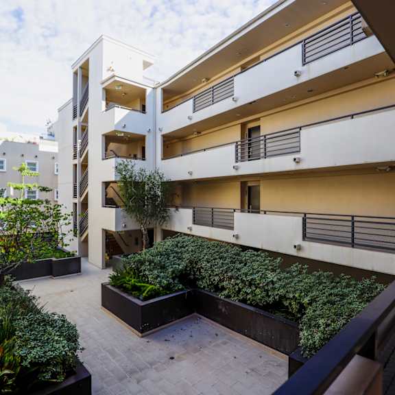 interior courtyard area
