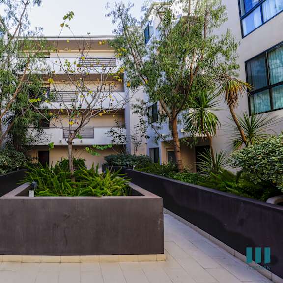 interior courtyard area