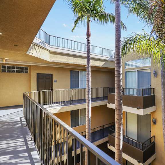 upper level of courtyard