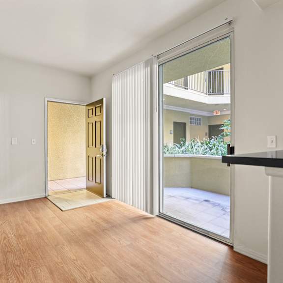 front entrance and large-size patio