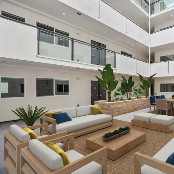 interior courtyard