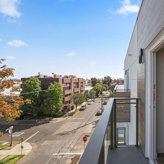 view from an upper level patio