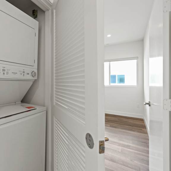 in-suite washer & dryer