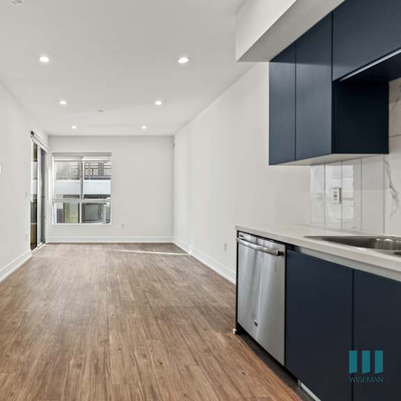 living room, dining, and kitchen space