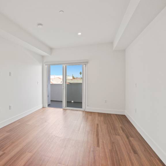 open-concept kitchen at gramercy park by wiseman, california, 90004