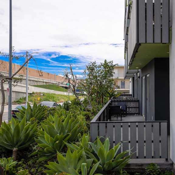large patios with views