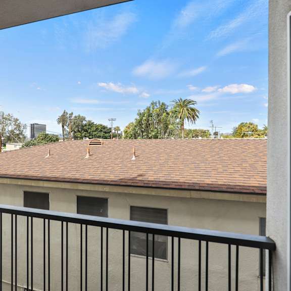 view from an upper level patio