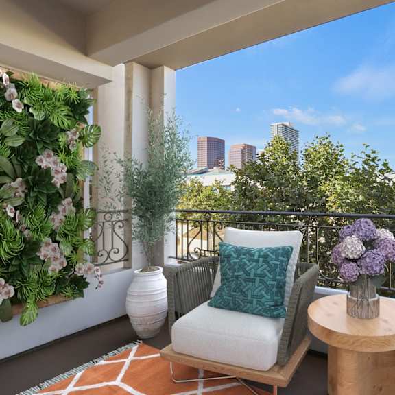 large-size patio space
