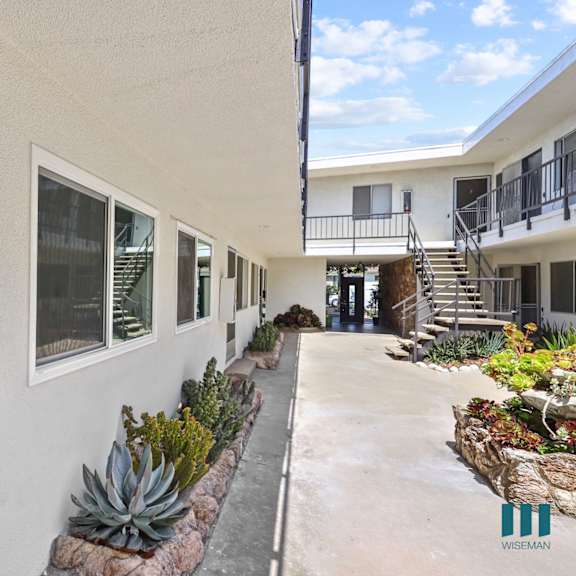 interior courtyard of colby west