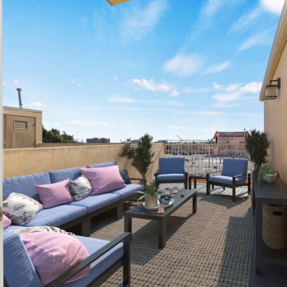large-size patio space