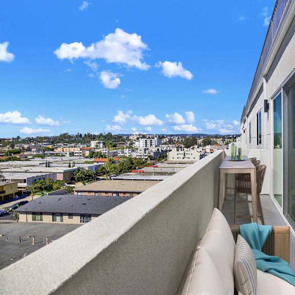 spacious patio