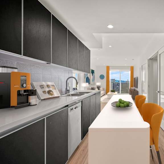 full size kitchen at ogden garden by wiseman, california