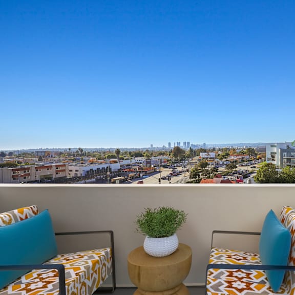 large private patios at ogden garden by wiseman, los angeles, ca