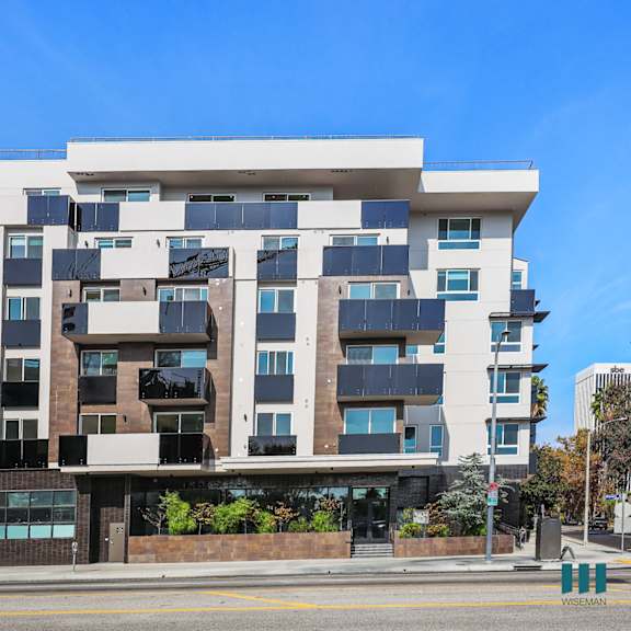 exterior of building at ogden garden by wiseman, los angeles, 90036