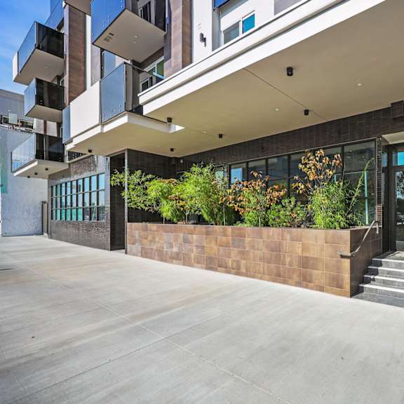 front entrance property at ogden garden by wiseman, los angeles
