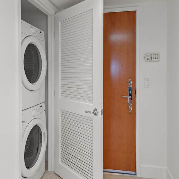 in-suite washer & dryer