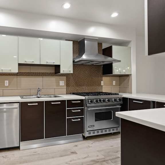 large-size kitchen with energy-efficient appliances