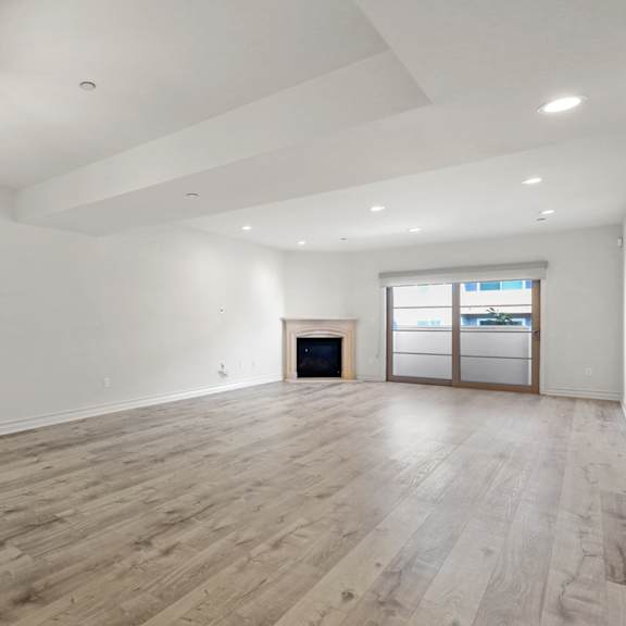spacious dining and living room space