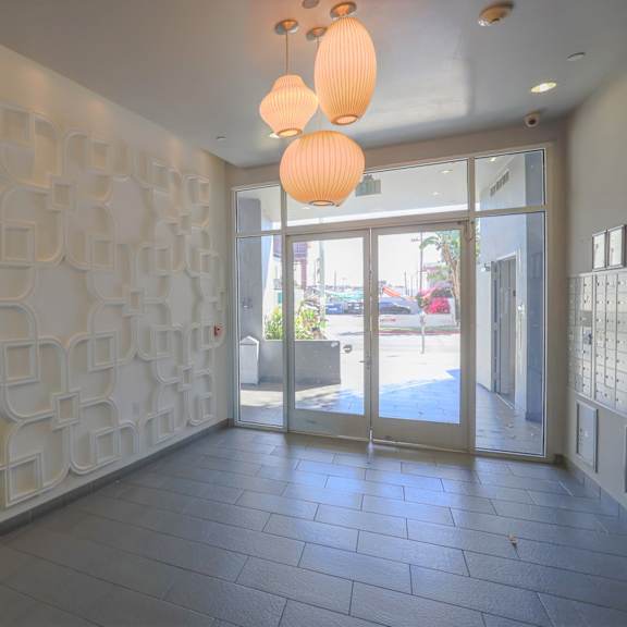 lobby area and front entrance