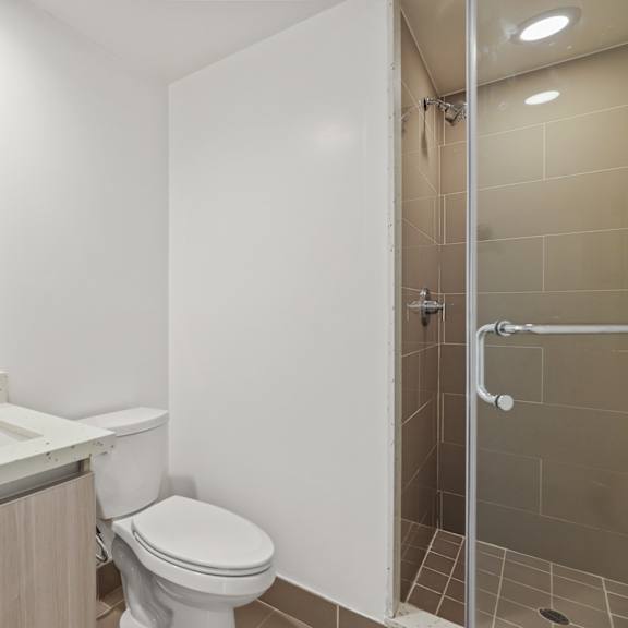 bathroom with walk-in closet