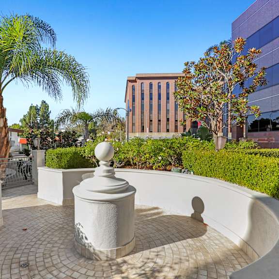 exterior seating area of mcclellan corner