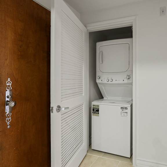 in-suite washer and dryer