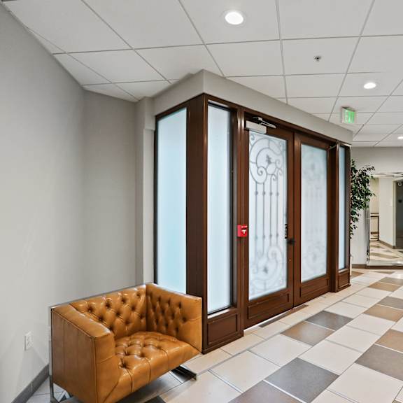 lobby entrance and elevator of mcclellan corner