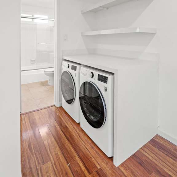 in-suite washer & dryer