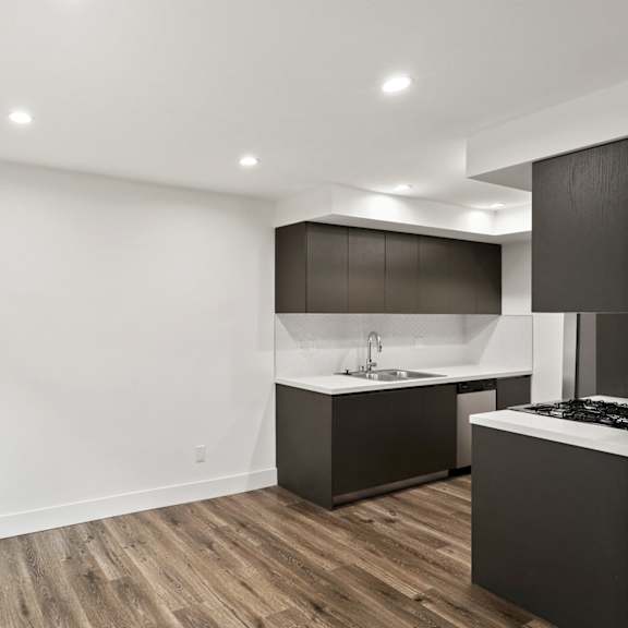 apartment dining and kitchen area