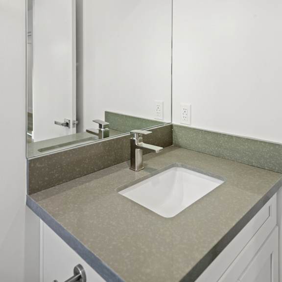 bathroom vanity with mirror