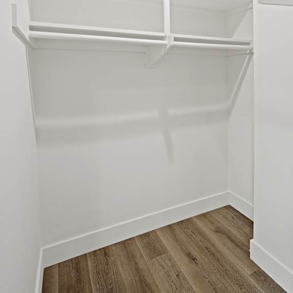 west la apartment with a walk-in closet