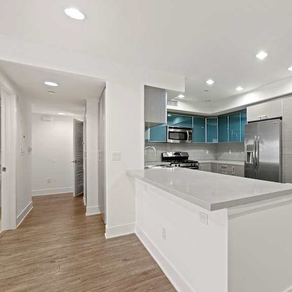 full-size kitchen with energy-efficient appliances