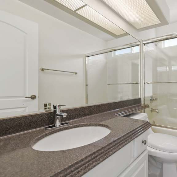bathroom with full-size bathtub