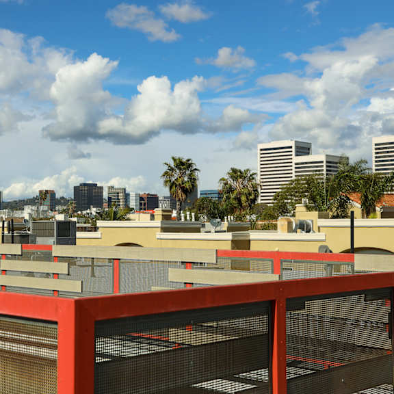 rooftop terrace view