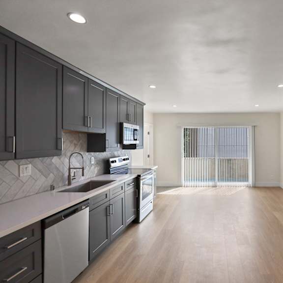 open-concept living space