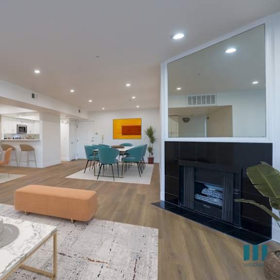 open-concept living, dining room, and kitchen