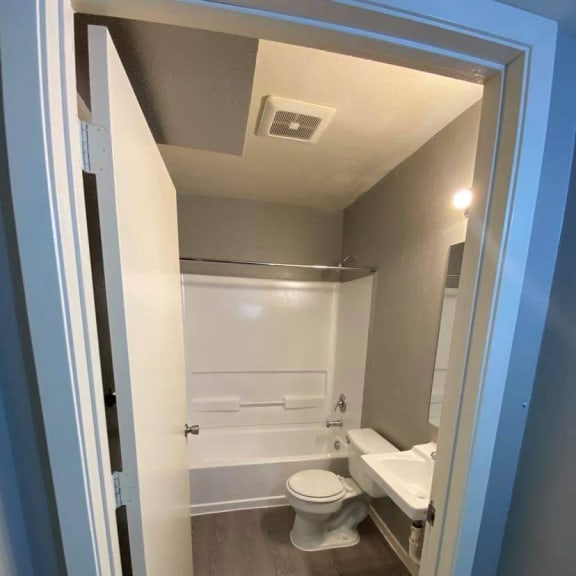 a small bathroom with a toilet and a sink