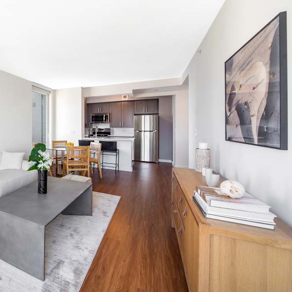 archer green model living room