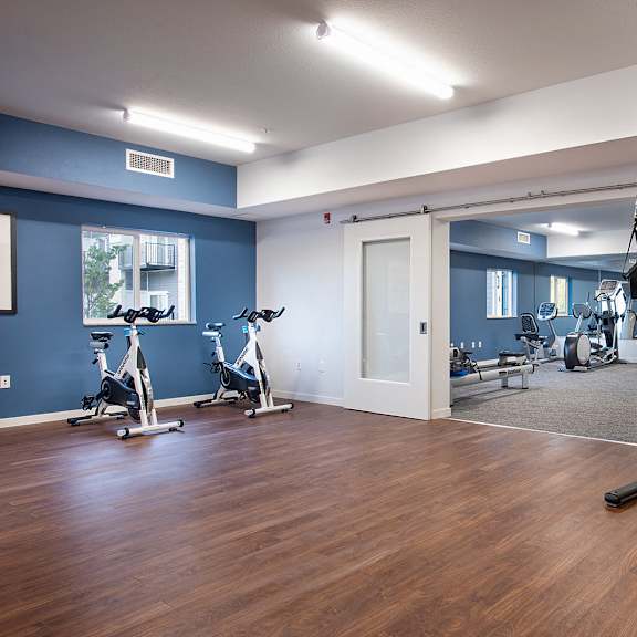 fitness center at eastgate apartments, rochester