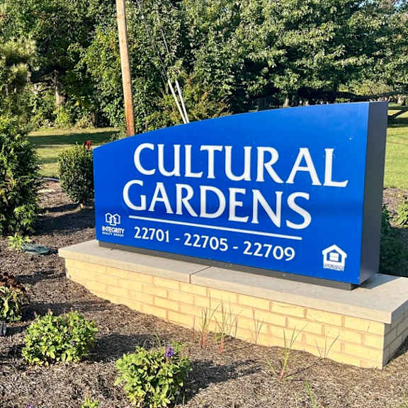 cultural gardens main sign
