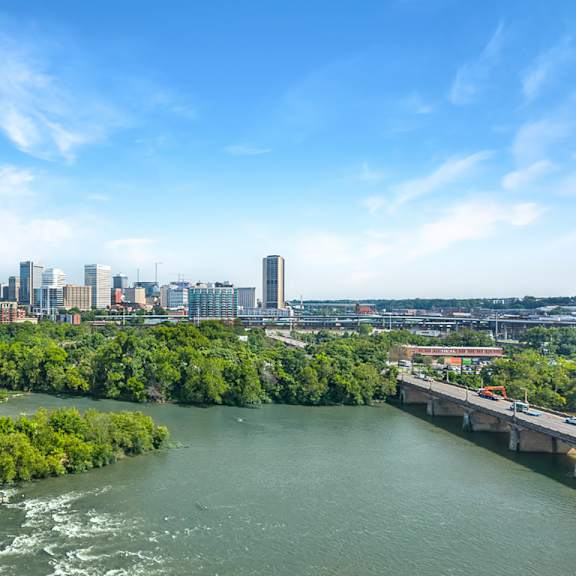 view at south falls tower, richmond