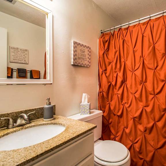 garden village apartment bathroom