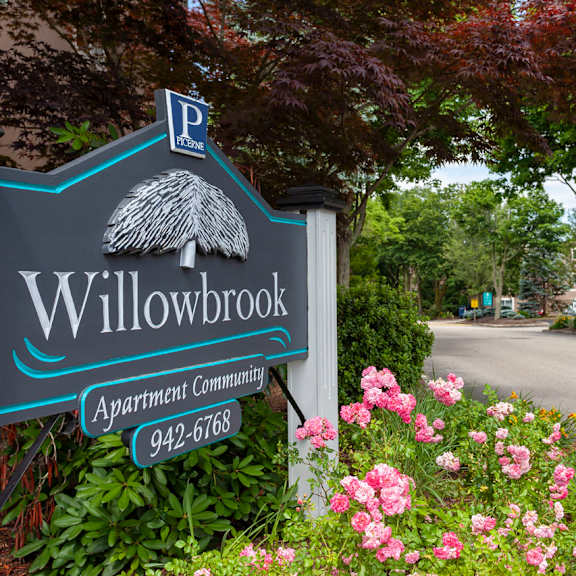 entrance sign